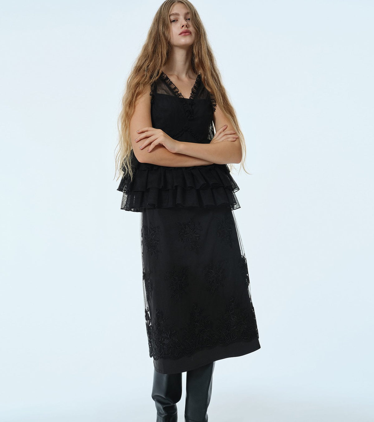 Floral Lace Skirt