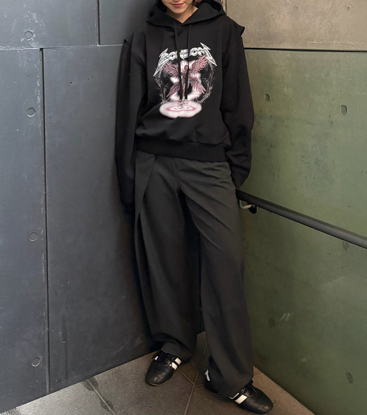 Asymmetric Tuck Pants