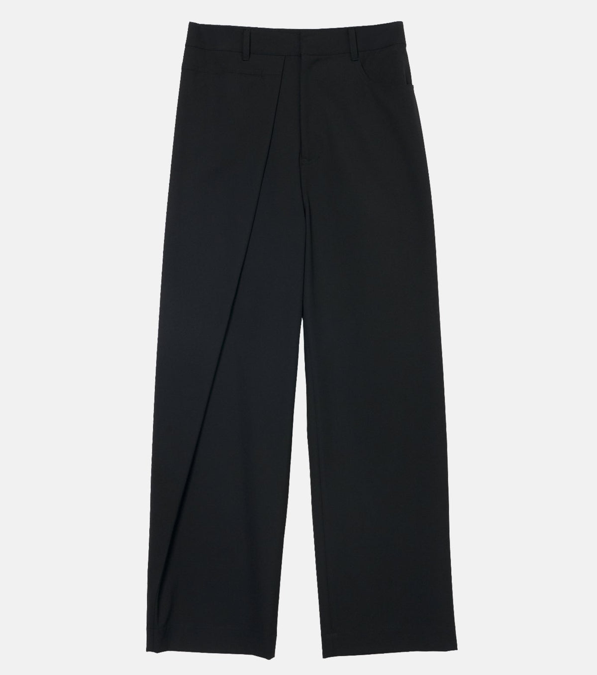 Asymmetric Tuck Pants