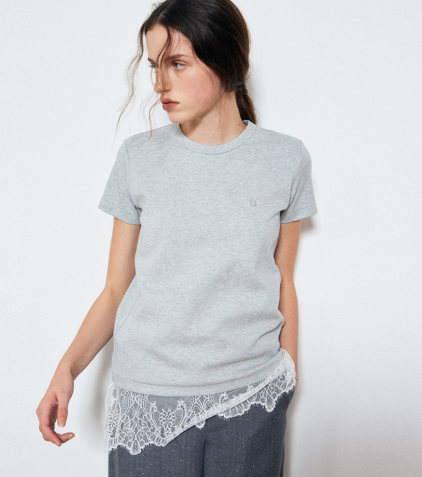 "LE" Fitted T-Shirt