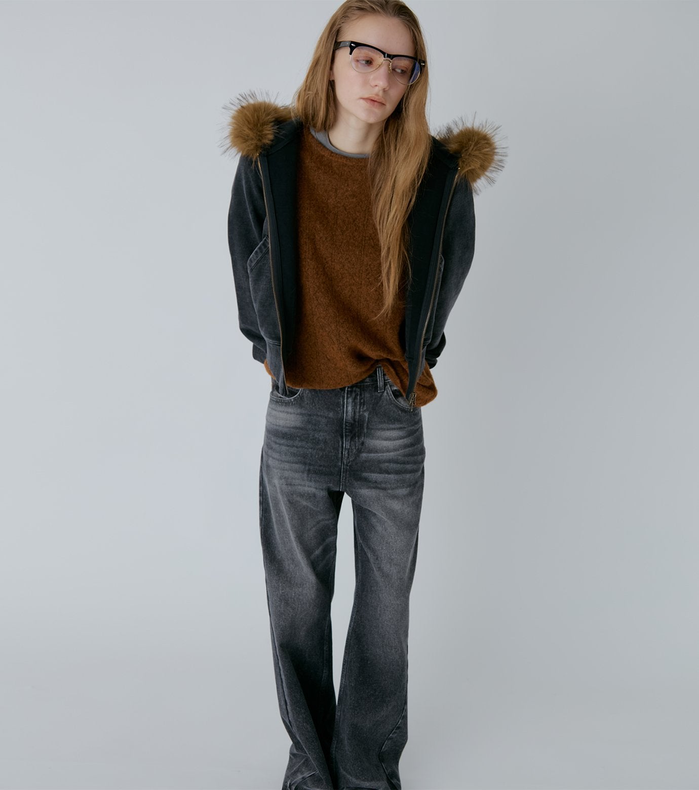 Lace Knit A-line Sweater