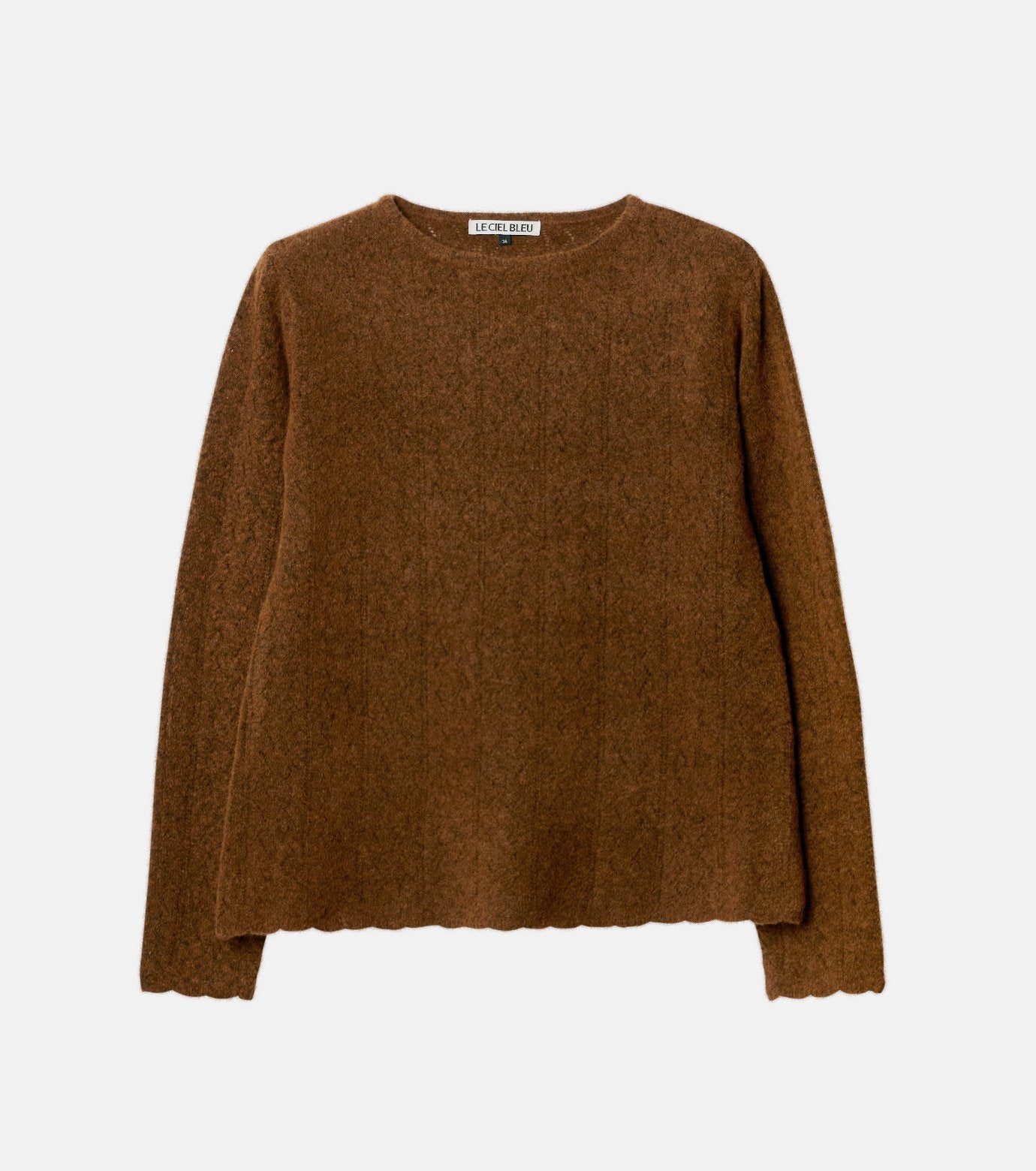 Lace Knit A-line Sweater