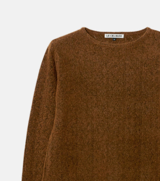 Lace Knit A-line Sweater