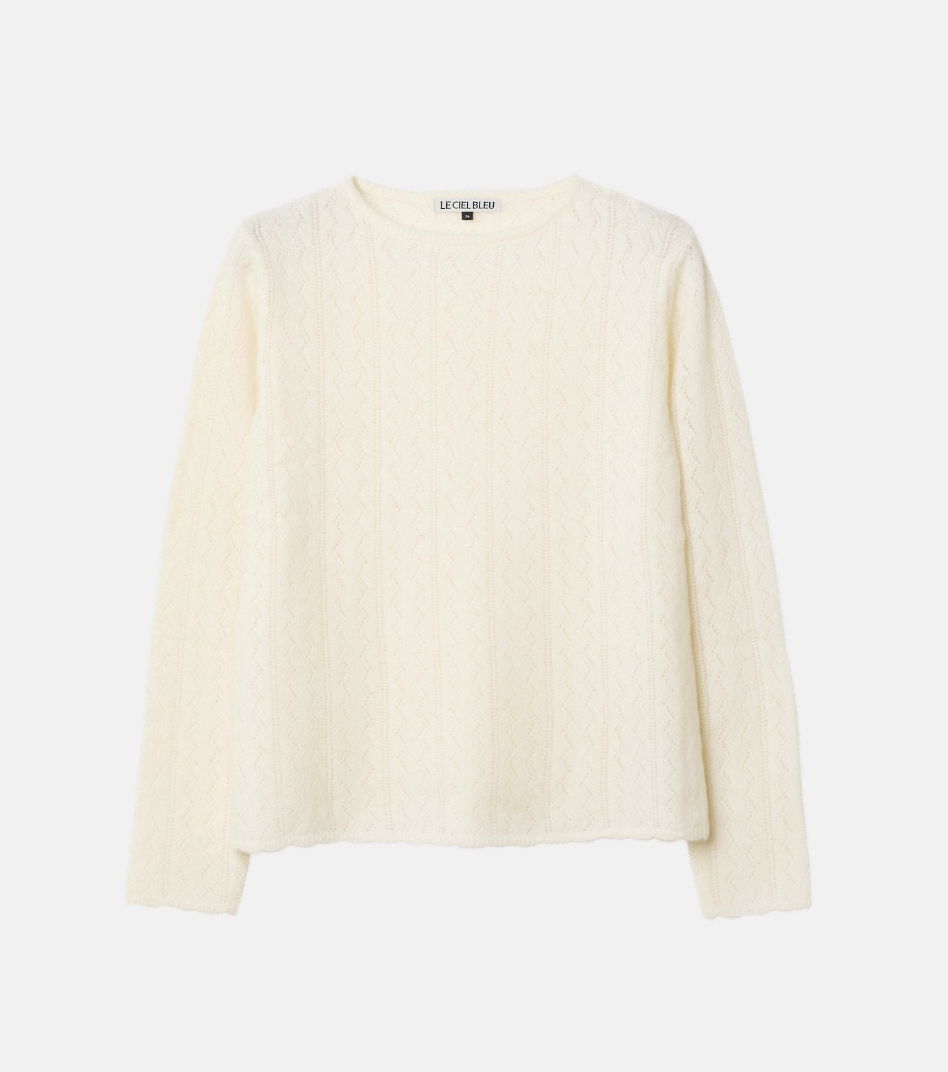 Lace Knit A-line Sweater