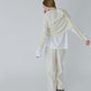 Lace Knit A-line Sweater