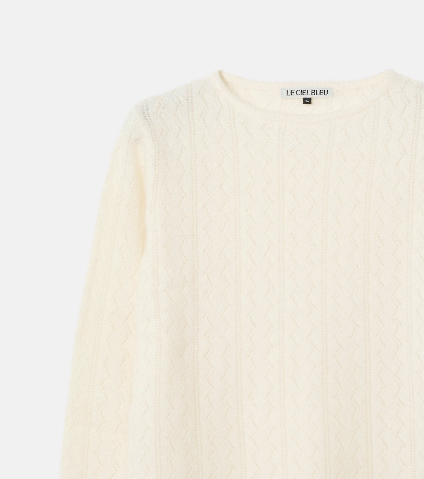 Lace Knit A-line Sweater