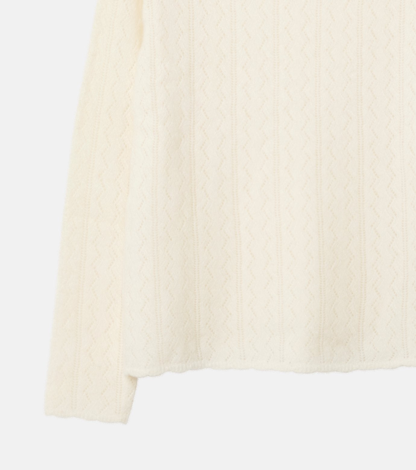 Lace Knit A-line Sweater