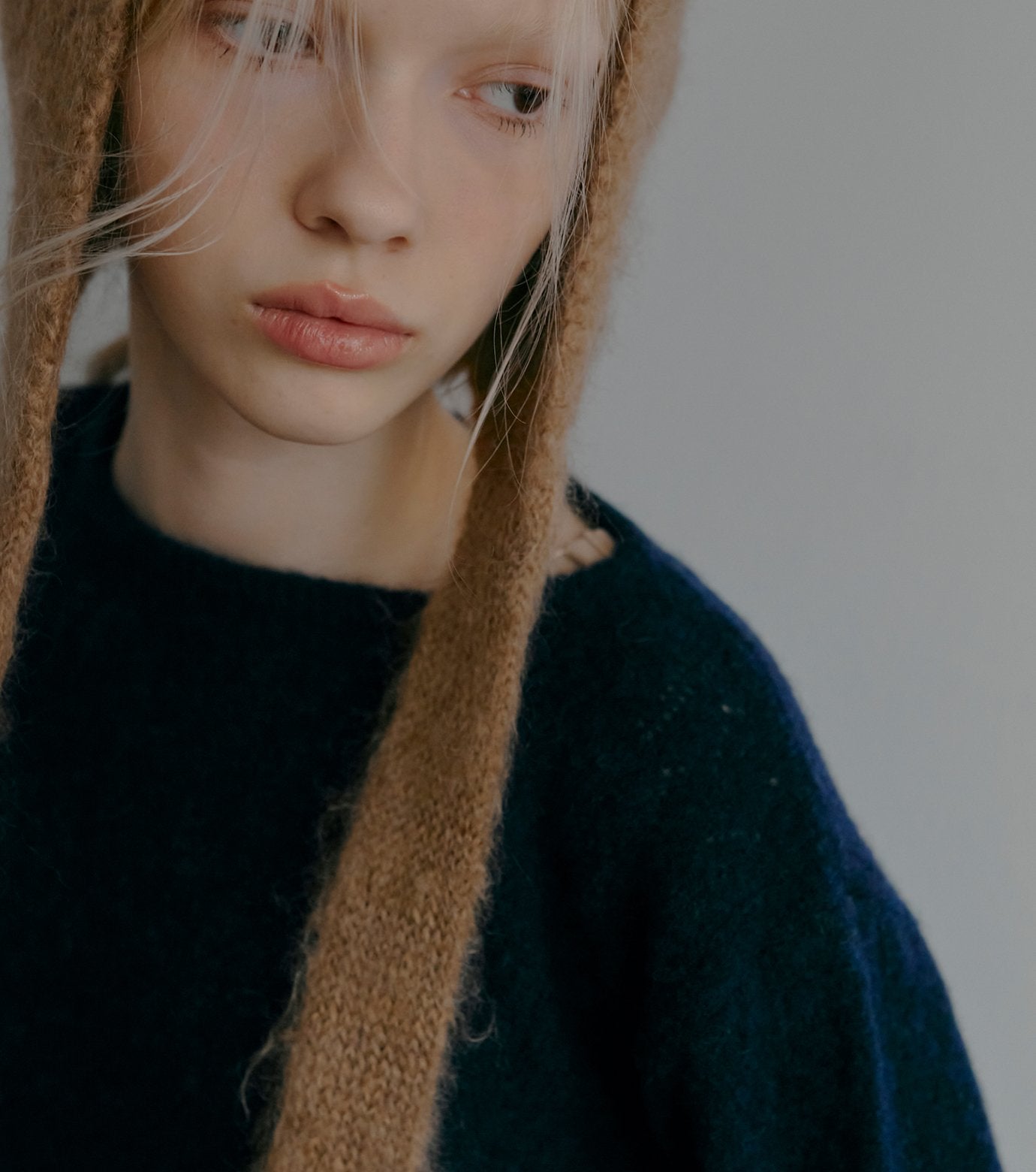 Lace Knit A-line Sweater