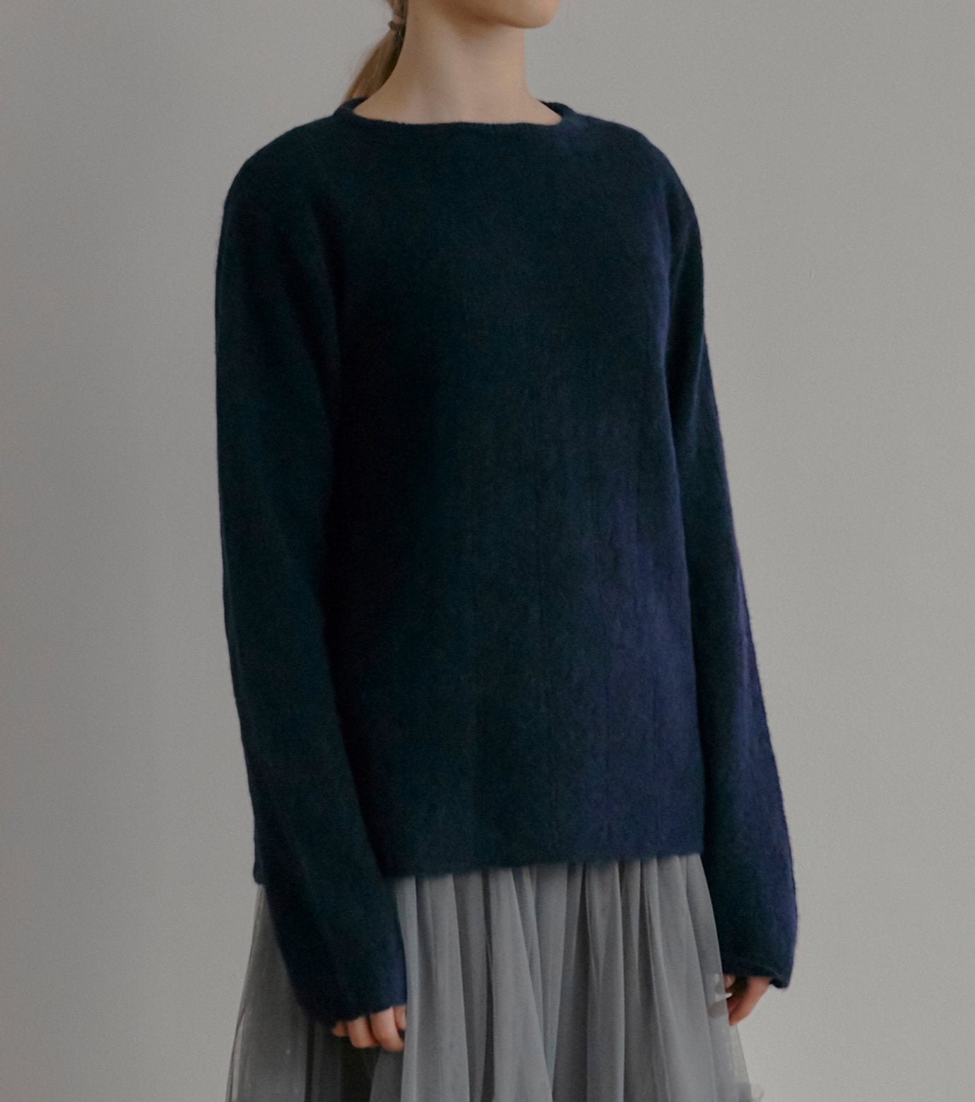 Lace Knit A-line Sweater