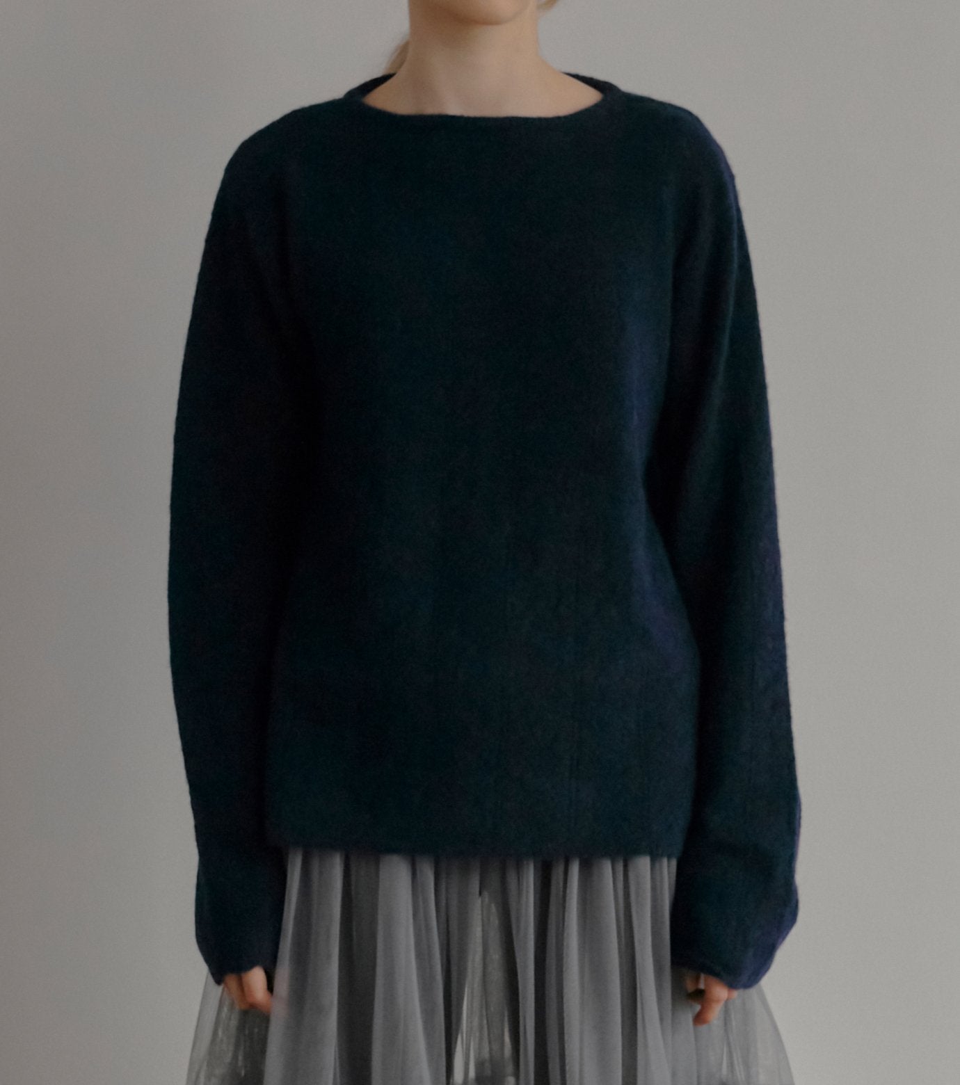 Lace Knit A-line Sweater