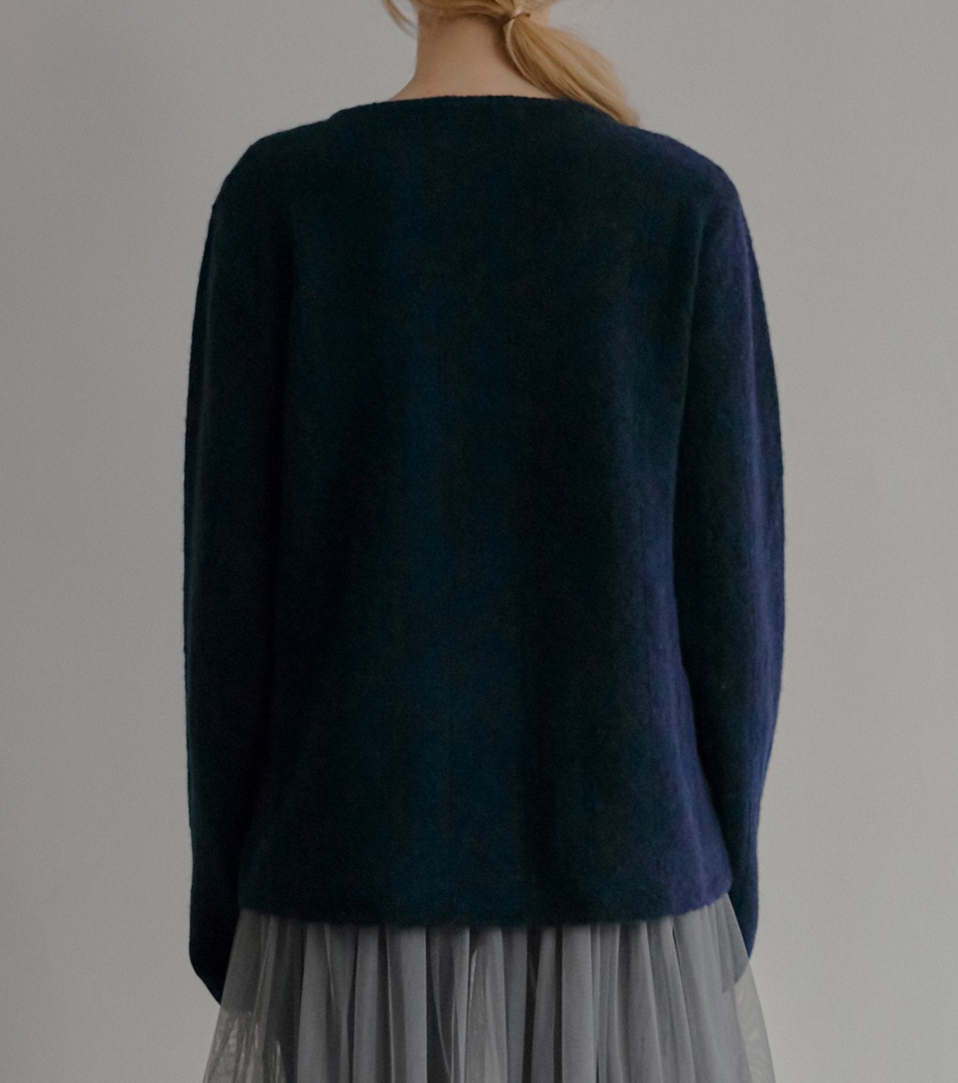 Lace Knit A-line Sweater