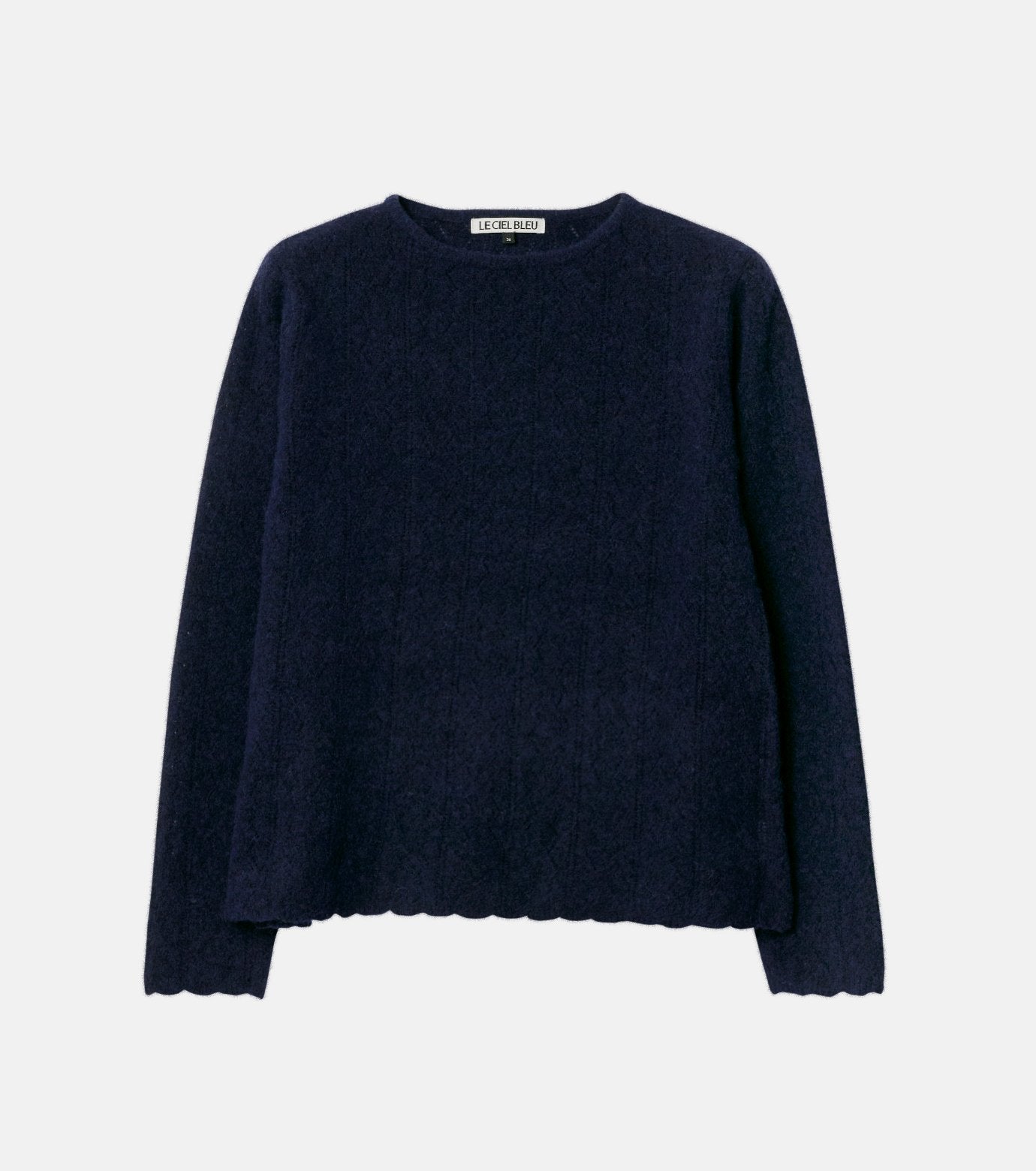 Lace Knit A-line Sweater