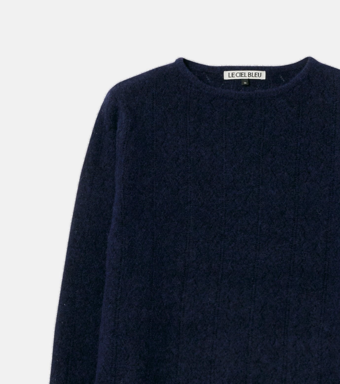 Lace Knit A-line Sweater