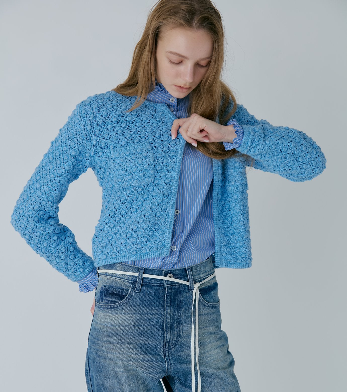 Openwork Knit Jacket