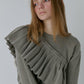 Pleated Waist Pullover