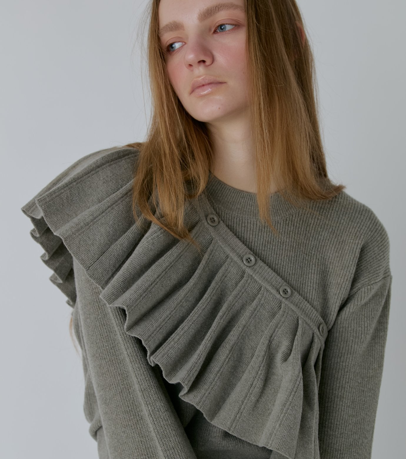 Pleated Waist Pullover