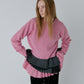 Pleated Waist Pullover