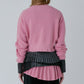Pleated Waist Pullover