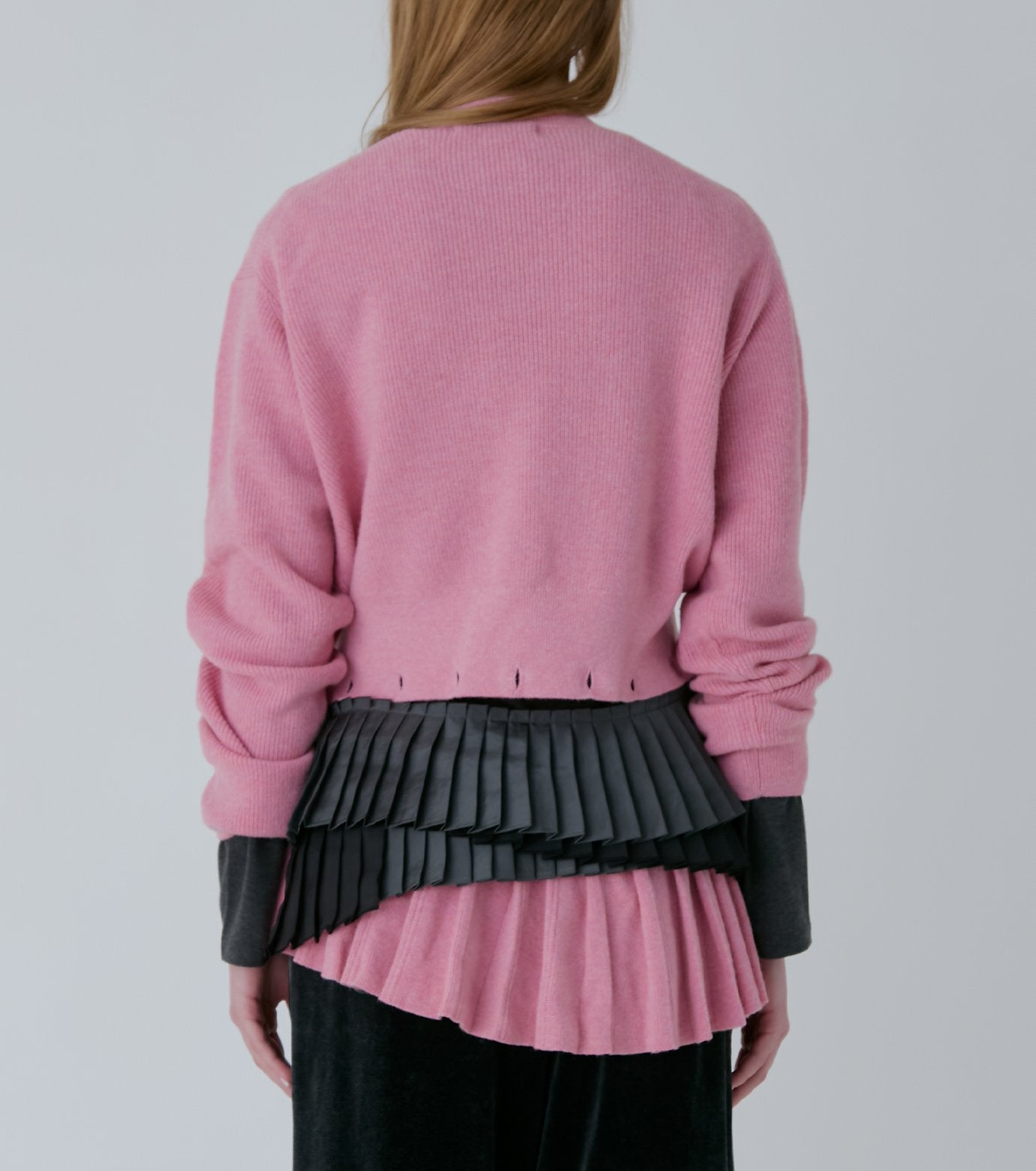 Pleated Waist Pullover