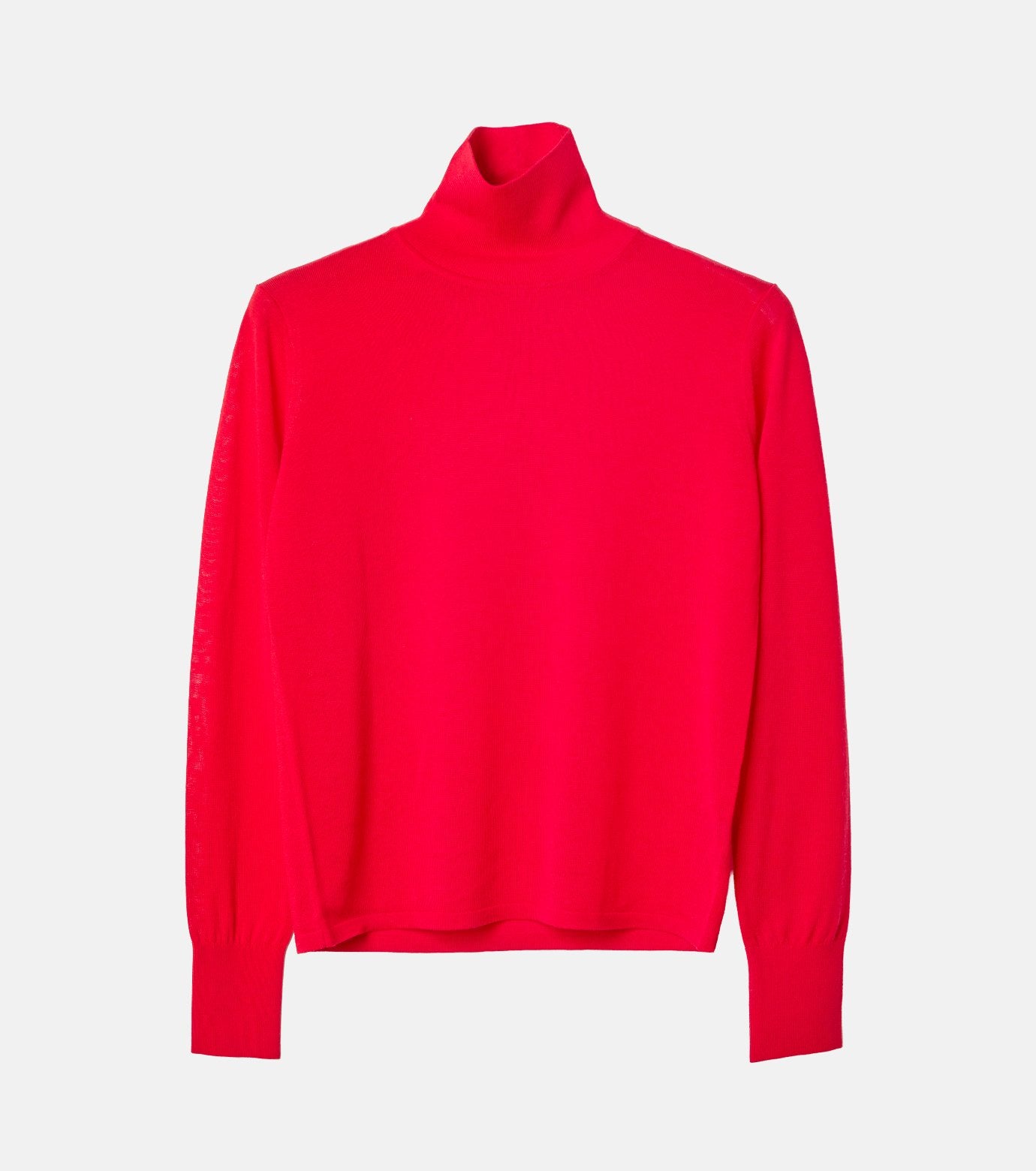 High-Gauge Turtleneck Knit