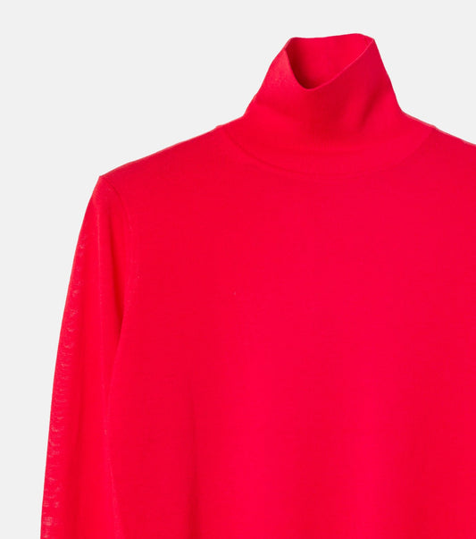 High-Gauge Turtleneck Knit