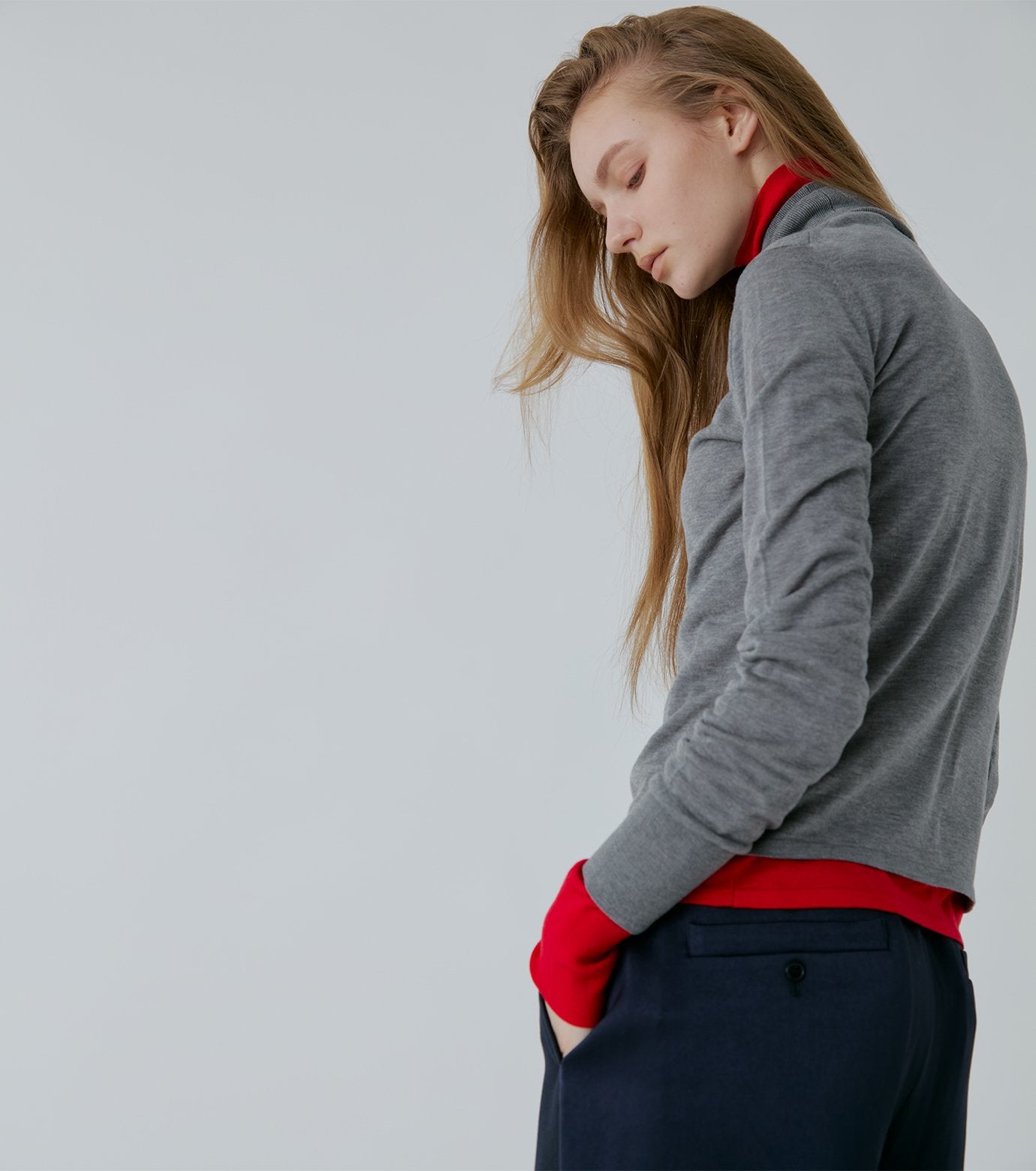 High-Gauge Turtleneck Knit