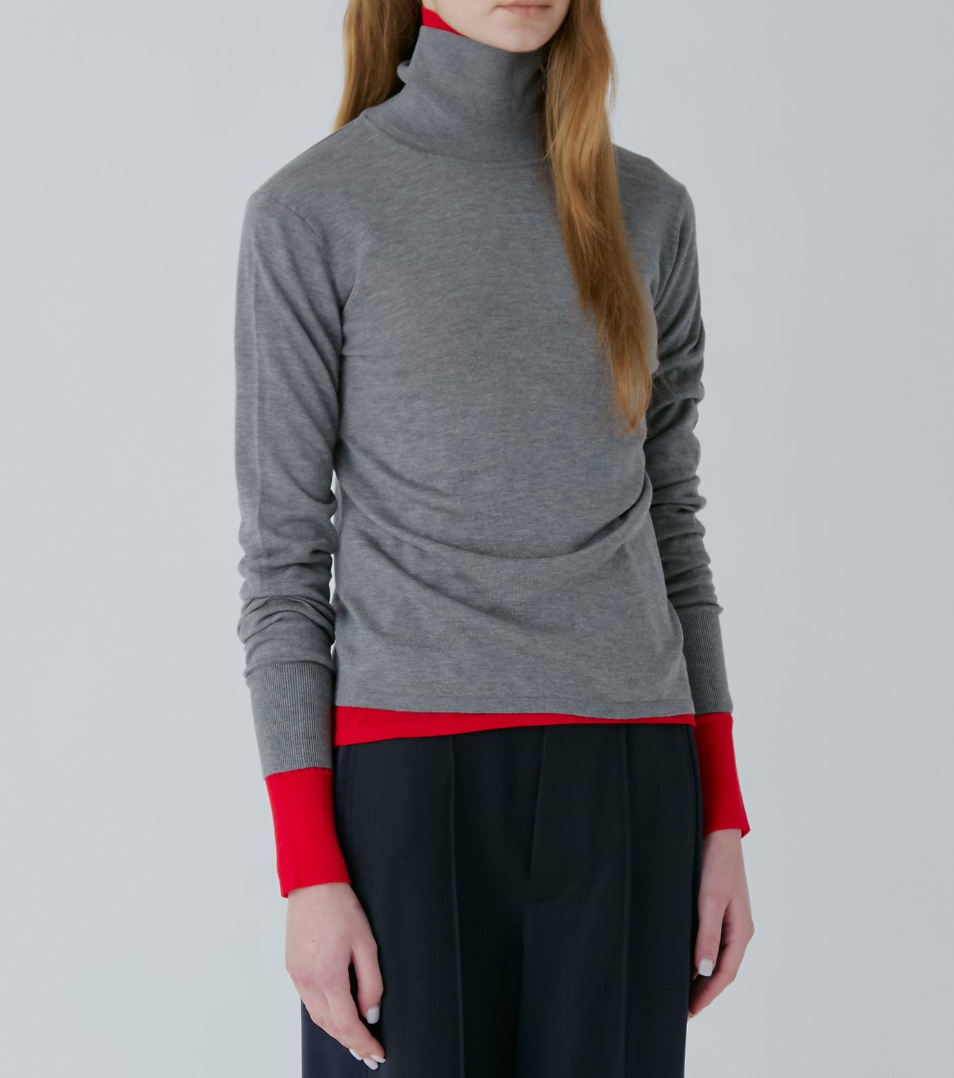 High-Gauge Turtleneck Knit