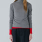 High-Gauge Turtleneck Knit