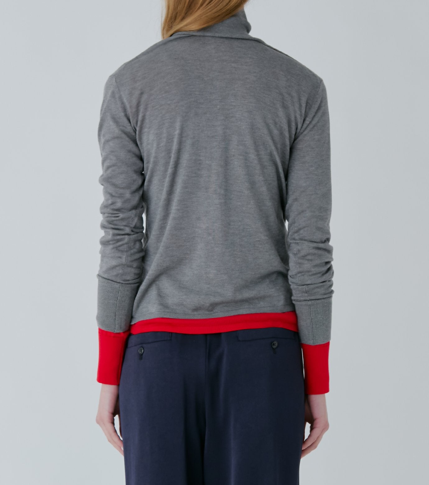 High-Gauge Turtleneck Knit
