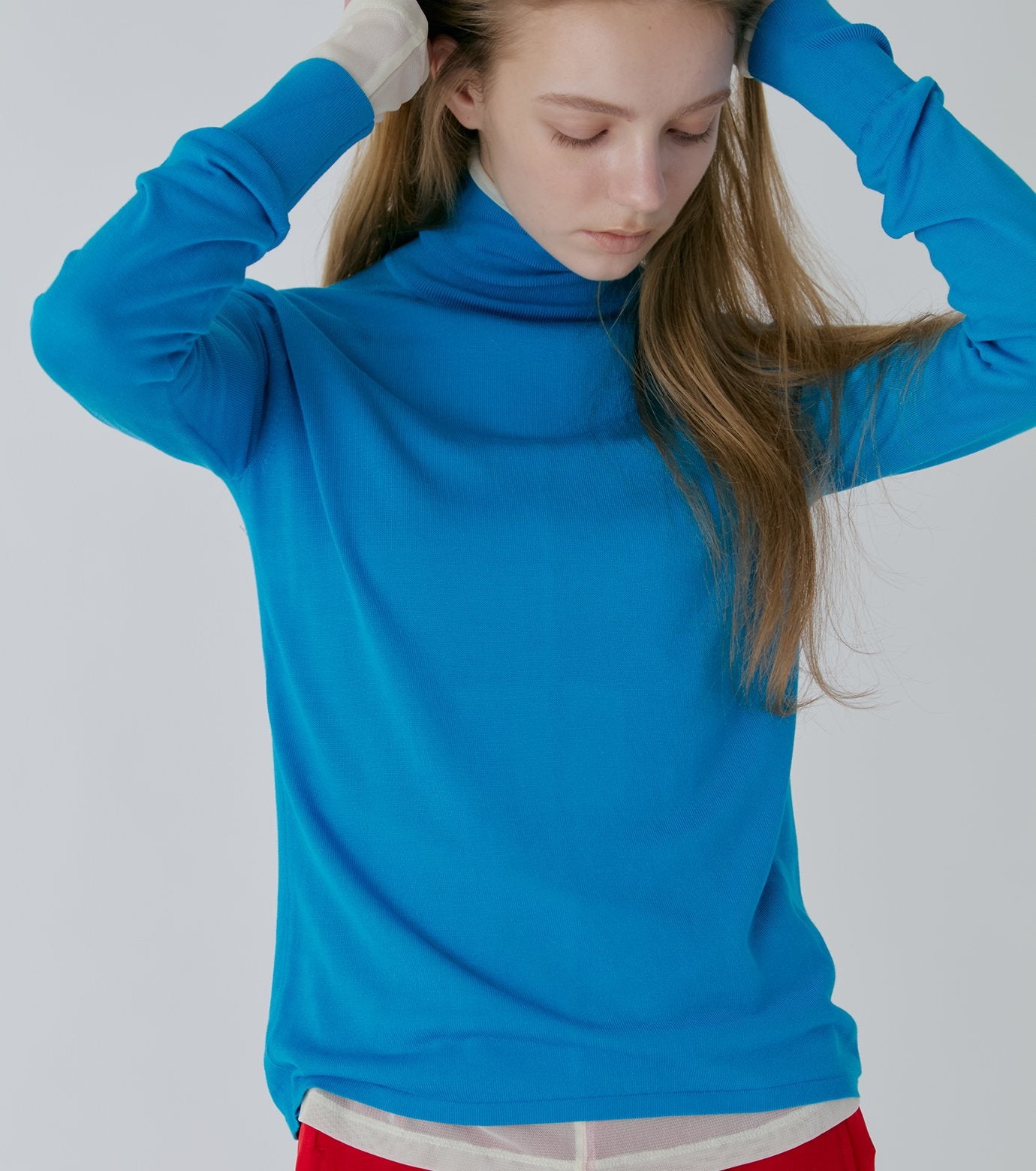 High-Gauge Turtleneck Knit