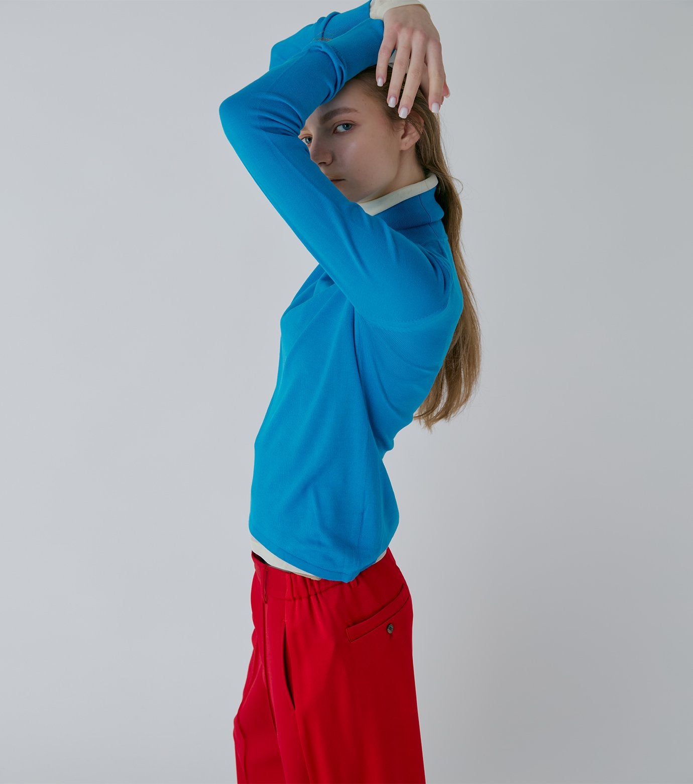 High-Gauge Turtleneck Knit