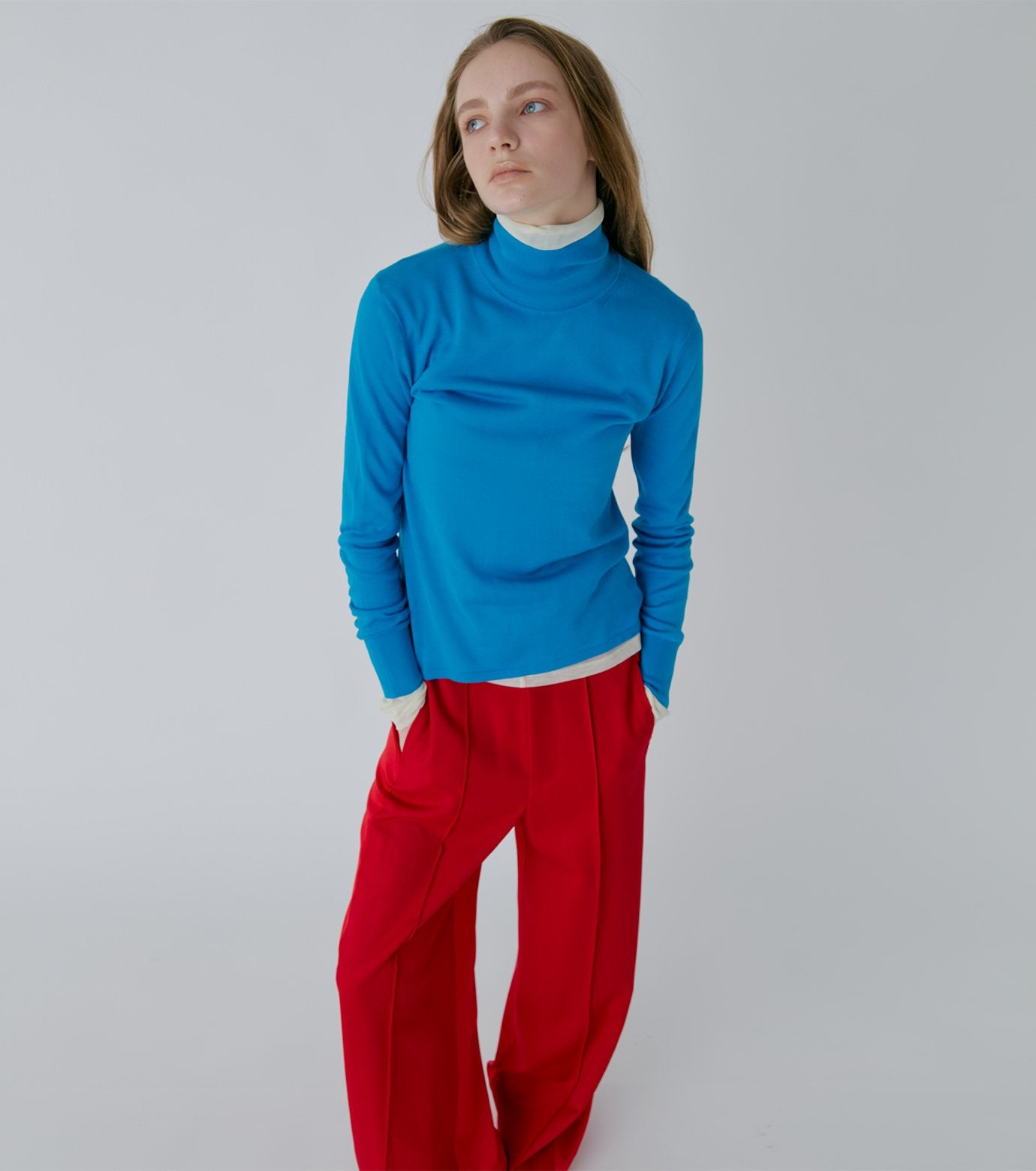 High-Gauge Turtleneck Knit