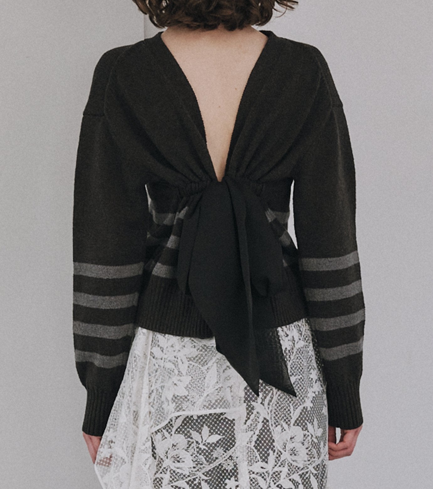 2Way Stripe Cardigan