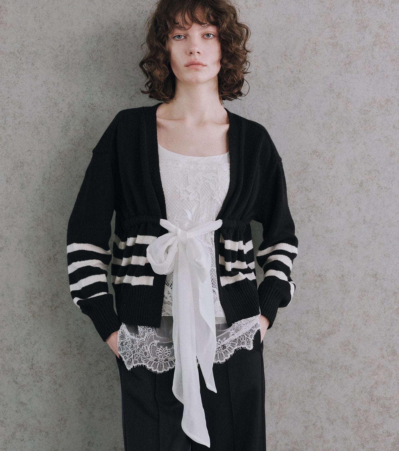 2Way Stripe Cardigan