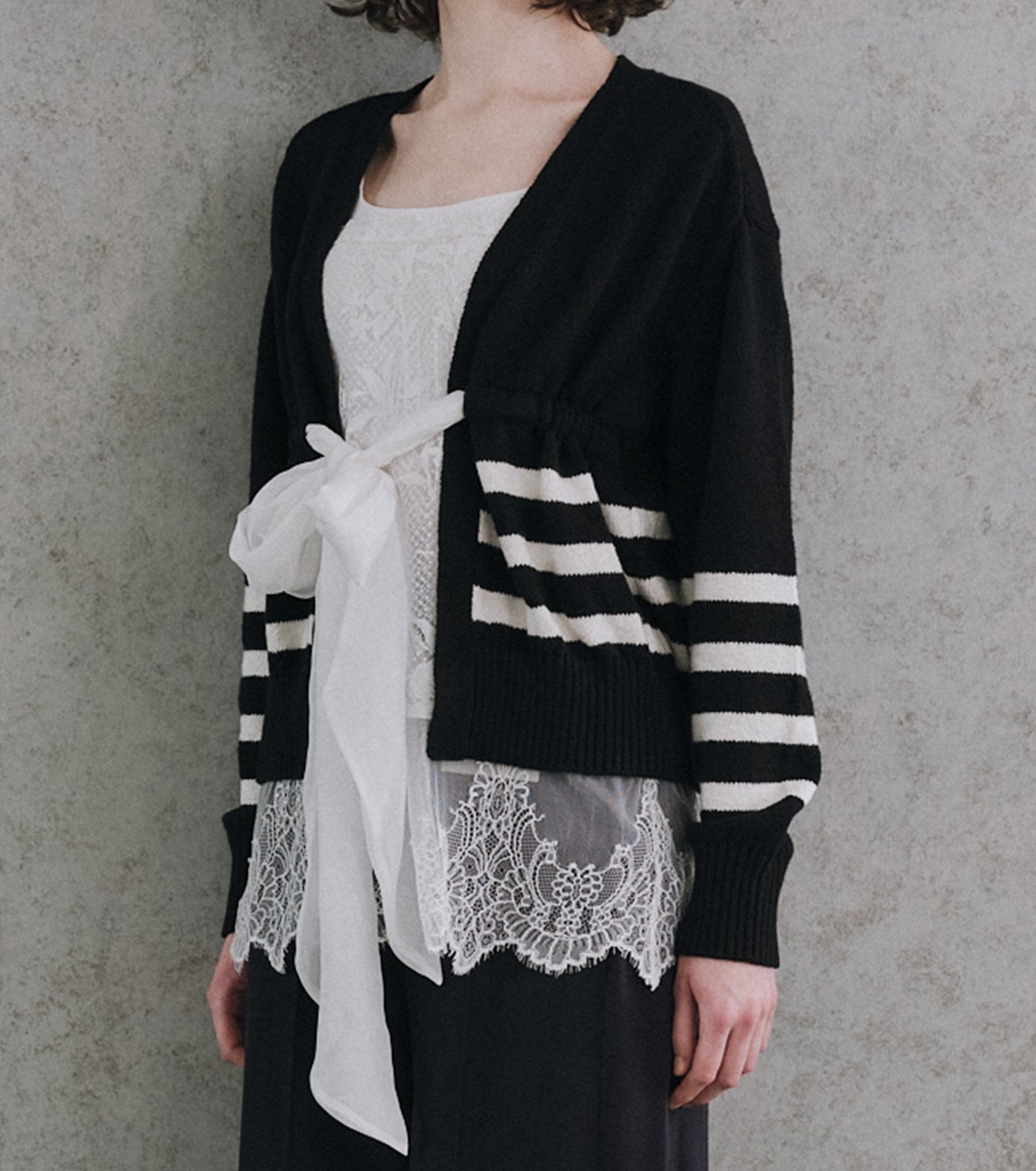 2Way Stripe Cardigan