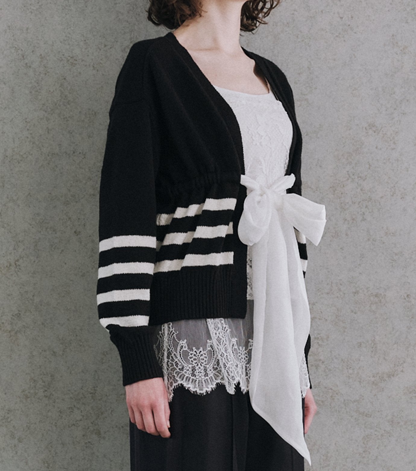 2Way Stripe Cardigan