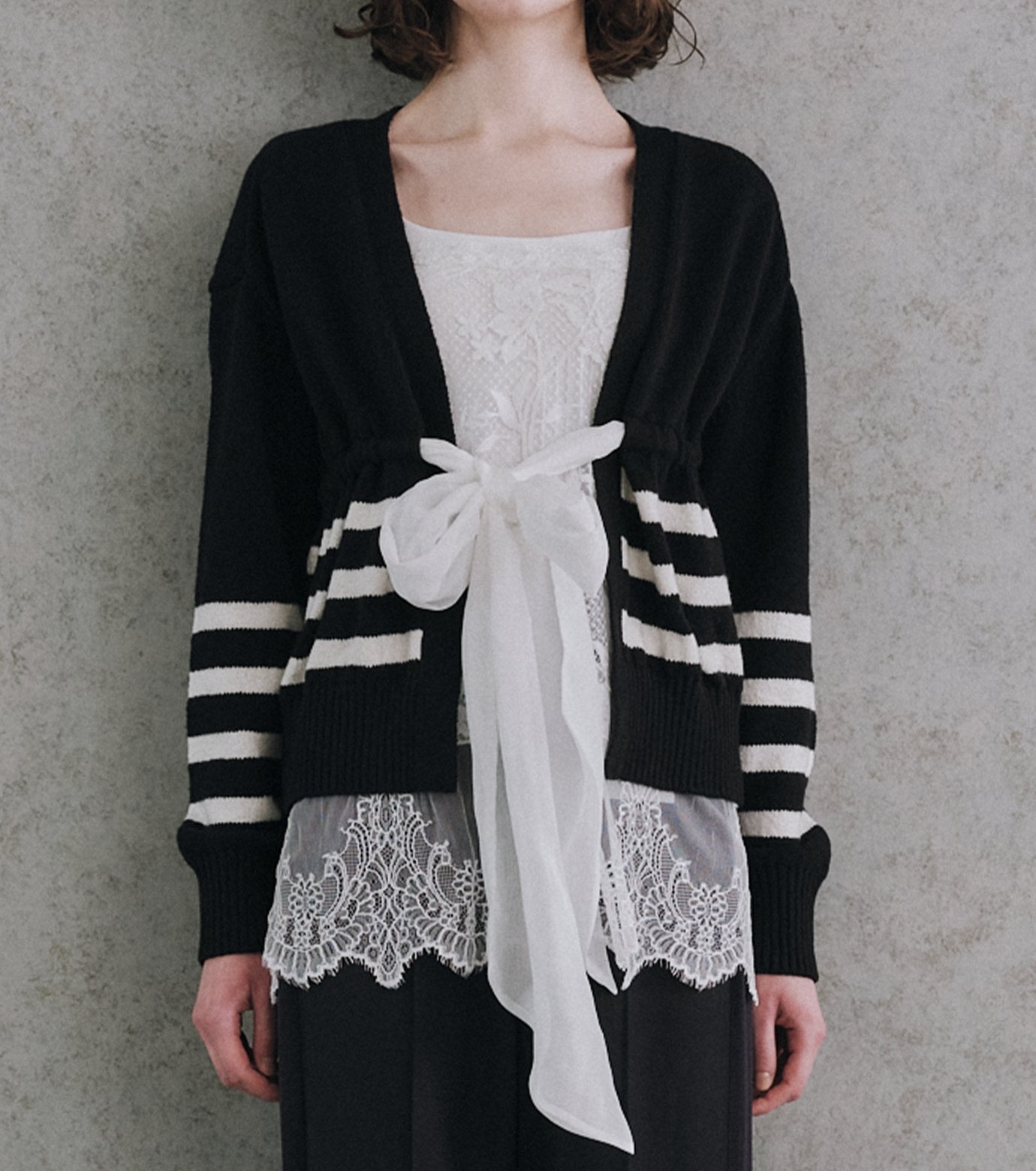 2Way Stripe Cardigan