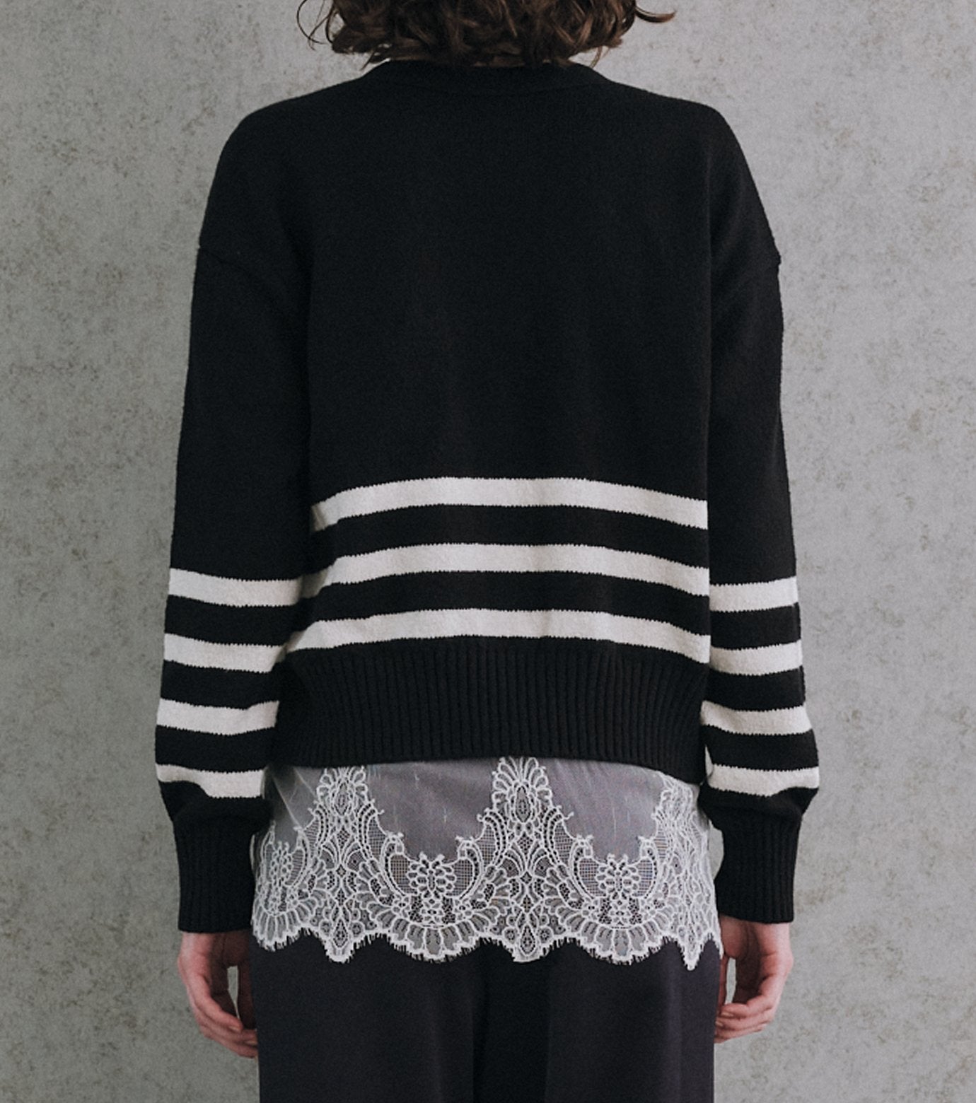 2Way Stripe Cardigan