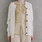 LE embroidery Cardigan