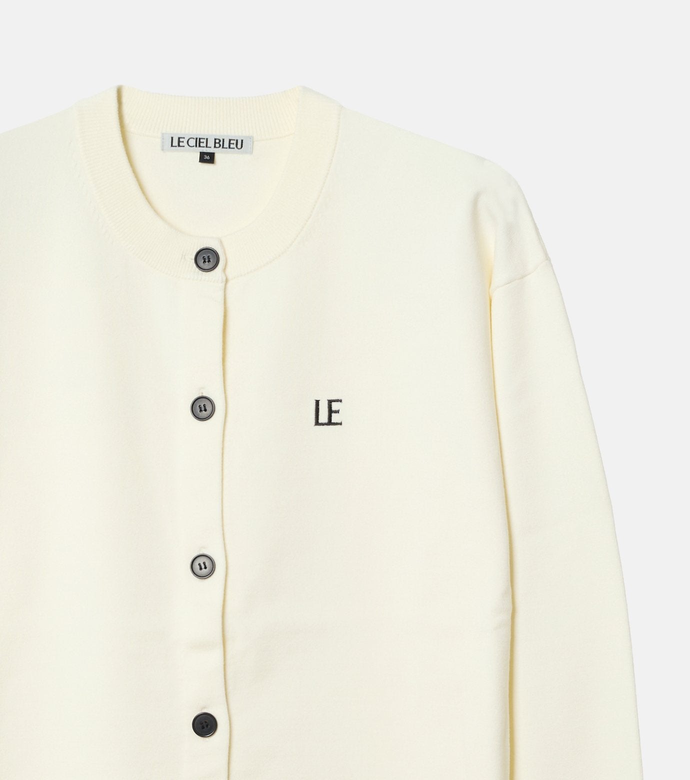 LE embroidery Cardigan