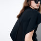 Detachable Cape Knit Top