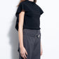 Detachable Cape Knit Top
