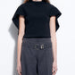 Detachable Cape Knit Top