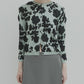 Flower Jacquard Cardigan