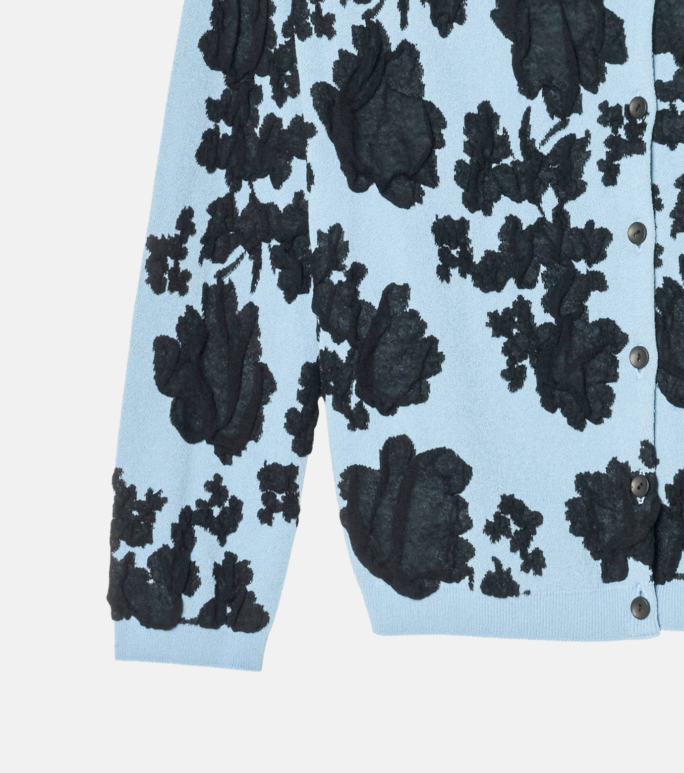 Flower Jacquard Cardigan