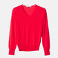 Detachable Scarf V Knit
