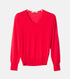 Detachable Scarf V Knit