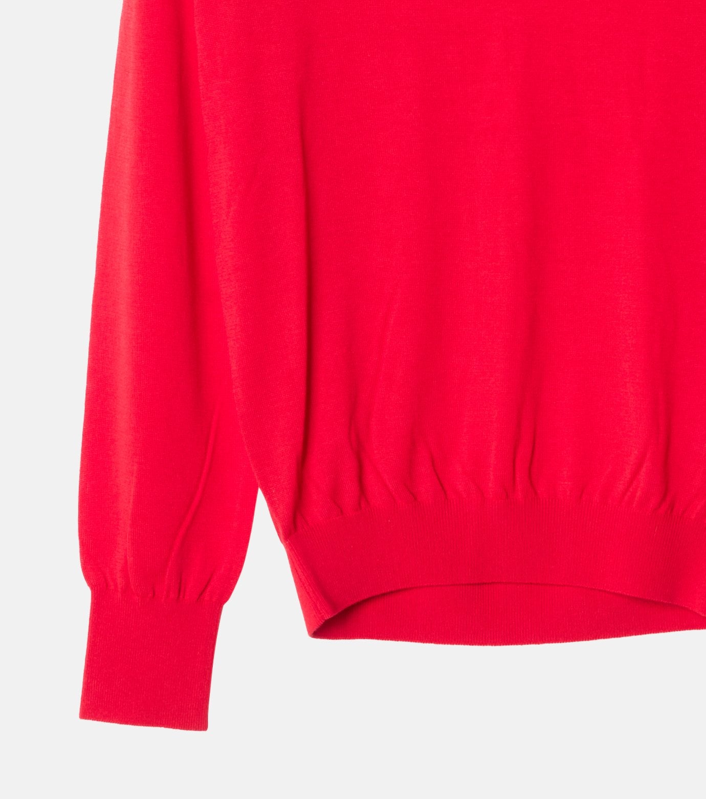 Detachable Scarf V Knit