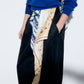 Detachable Scarf V Knit