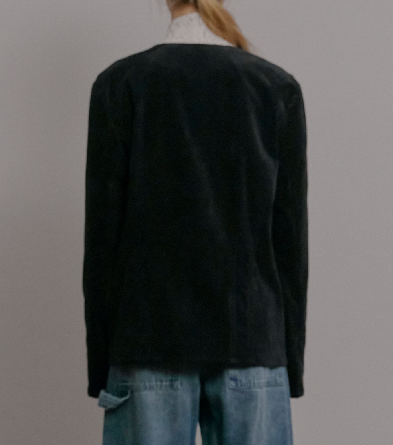 High Neck Stretch Lace Top